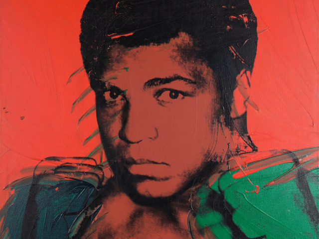 Muhammad Ali von Andy Warhol, 1978, Private collection, Copyright: 2017 The Andy Warhol Foundation for the Visual Arts, Inc. / Artists Rights Society (ARS), New York and DACS, London